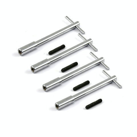 Speedmaster PCE310.1007 5 3/8 Chrome Valve Cover T-Handle Wing Bolts - w/ 5/16 Studs