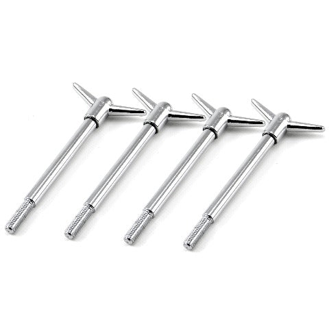 Speedmaster PCE310.1016 Valve Cover Nuts 3 1/2 Tall 2-Pc Wing Nut 5/16-18x1 Threads - Set of 4