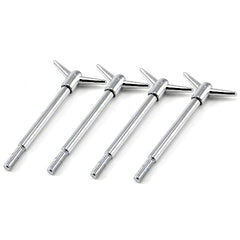 Speedmaster PCE310.1016 Valve Cover Nuts 3 1/2 Tall 2-Pc Wing Nut 5/16-18x1 Threads - Set of 4