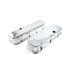 Speedmaster PCE314.1004.01 Chrome Valve Covers - Tall w/ Hole