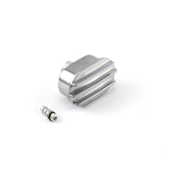 Speedmaster PCE314.1012 Classic Finned Valve Cover Aluminum Breather Cap and Gromment