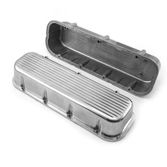 Speedmaster PCE314.1027.02 Classic Finned Aluminum Valve Covers - Tall w/o Hole