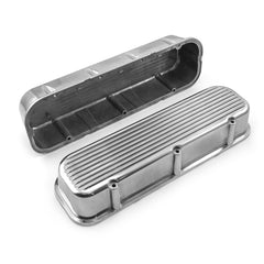 Speedmaster PCE314.1027.02 Classic Finned Aluminum Valve Covers - Tall w/o Hole