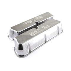 Speedmaster PCE314.1031.02 Polished Alum. 347 Stroker Valve Covers Tall No Hole