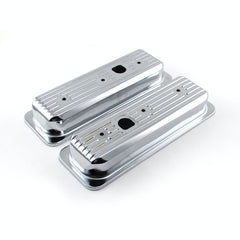 Speedmaster PCE314.1053 Center Bolt Chrome Steel Valve Cover - Short w/ Truck Cap Hole