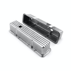 Speedmaster PCE314.1070.05 Nostalgic Finned Aluminum Valve Covers - Tall w/Hole