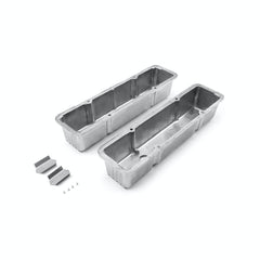 Speedmaster PCE314.1070.05 Nostalgic Finned Aluminum Valve Covers - Tall w/Hole