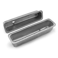 Speedmaster PCE314.1075.02 Center Bolt Nostalgic Finned Aluminum Valve Covers - Tall w/Hole
