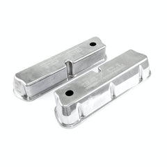 Speedmaster PCE314.1083.09 Polished Alum. 347 Stroker Valve Covers Tall w/Hole