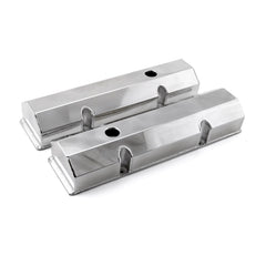 Speedmaster PCE314.1100.01 Fabricated Valve Covers Polished Tall w/ Hole