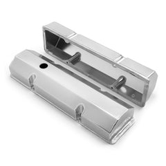 Speedmaster PCE314.1100.02 Fabricated Valve Covers Satin Tall w/ Hole