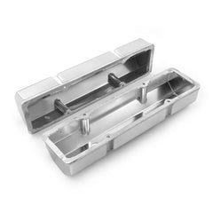 Speedmaster PCE314.1100.02 Fabricated Valve Covers Satin Tall w/ Hole