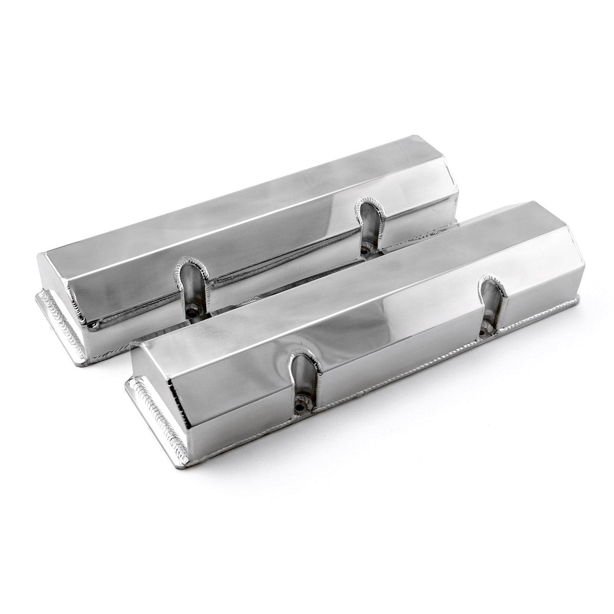 Speedmaster PCE314.1101.01 Fabricated Valve Covers Polished Tall w/o Hole