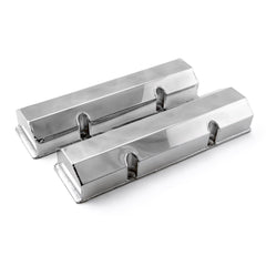 Speedmaster PCE314.1101.01 Fabricated Valve Covers Polished Tall w/o Hole