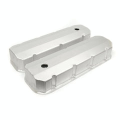 Speedmaster PCE314.1105.01 Fabricated Valve Covers Satin Tall w/ Hole