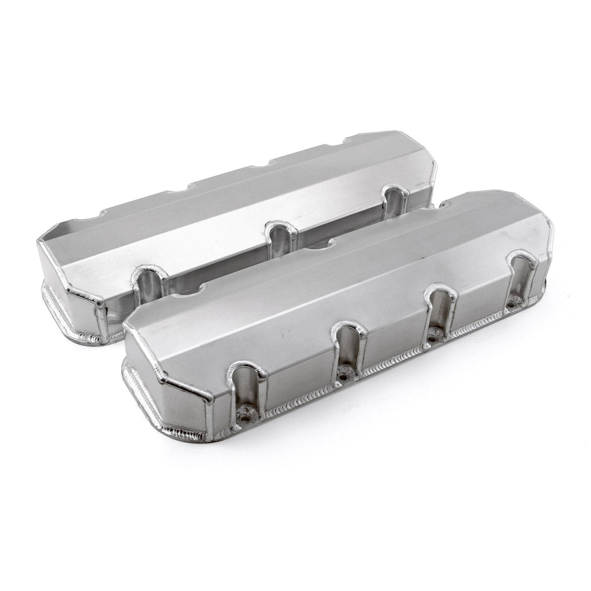 Speedmaster PCE314.1111.01 Fabricated Valve Covers Satin Tall w/o Hole