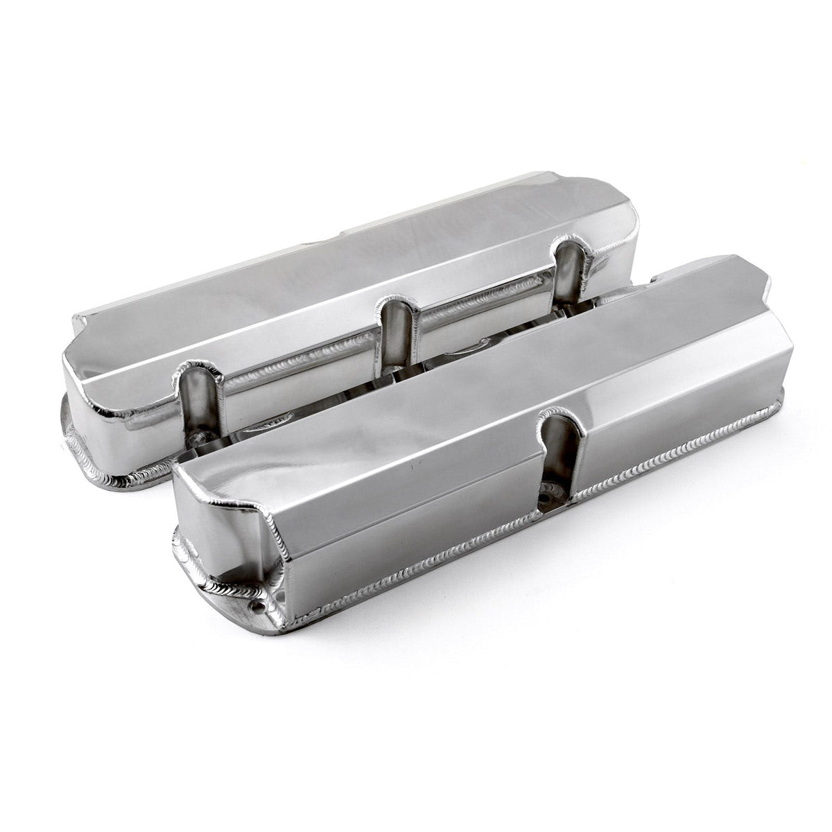 Speedmaster PCE314.1115.01 Fabricated Valve Covers Satin Tall w/o Hole