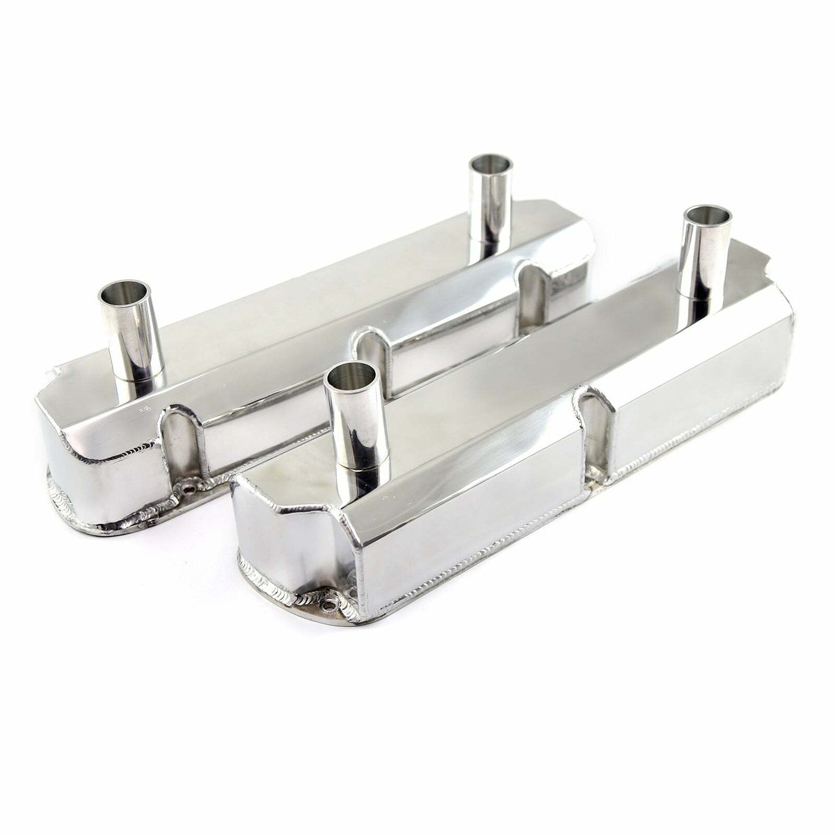 Speedmaster PCE314.1120 Satin Fabricated Circle Track Valve Covers Tall