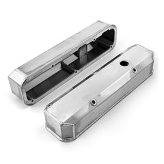 Speedmaster PCE314.1125.01 Fabricated Valve Covers Tall Satin w/ Hole