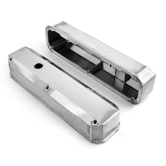 Speedmaster PCE314.1125.01 Fabricated Valve Covers Tall Satin w/ Hole