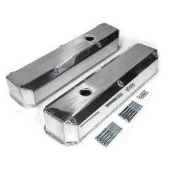 Speedmaster PCE314.1125.02 Fabricated Valve Covers Tall Polished w/ Hole