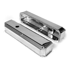 Speedmaster PCE314.1125.02 Fabricated Valve Covers Tall Polished w/ Hole