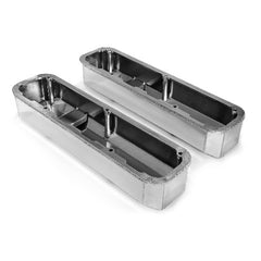 Speedmaster PCE314.1125.02 Fabricated Valve Covers Tall Polished w/ Hole