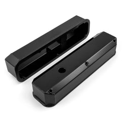 Speedmaster PCE314.1125.03 Fabricated Valve Covers Tall Black w/ Hole
