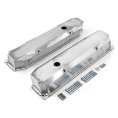 Speedmaster PCE314.1128.01 Fabricated Valve Covers - Tall w/ Hole