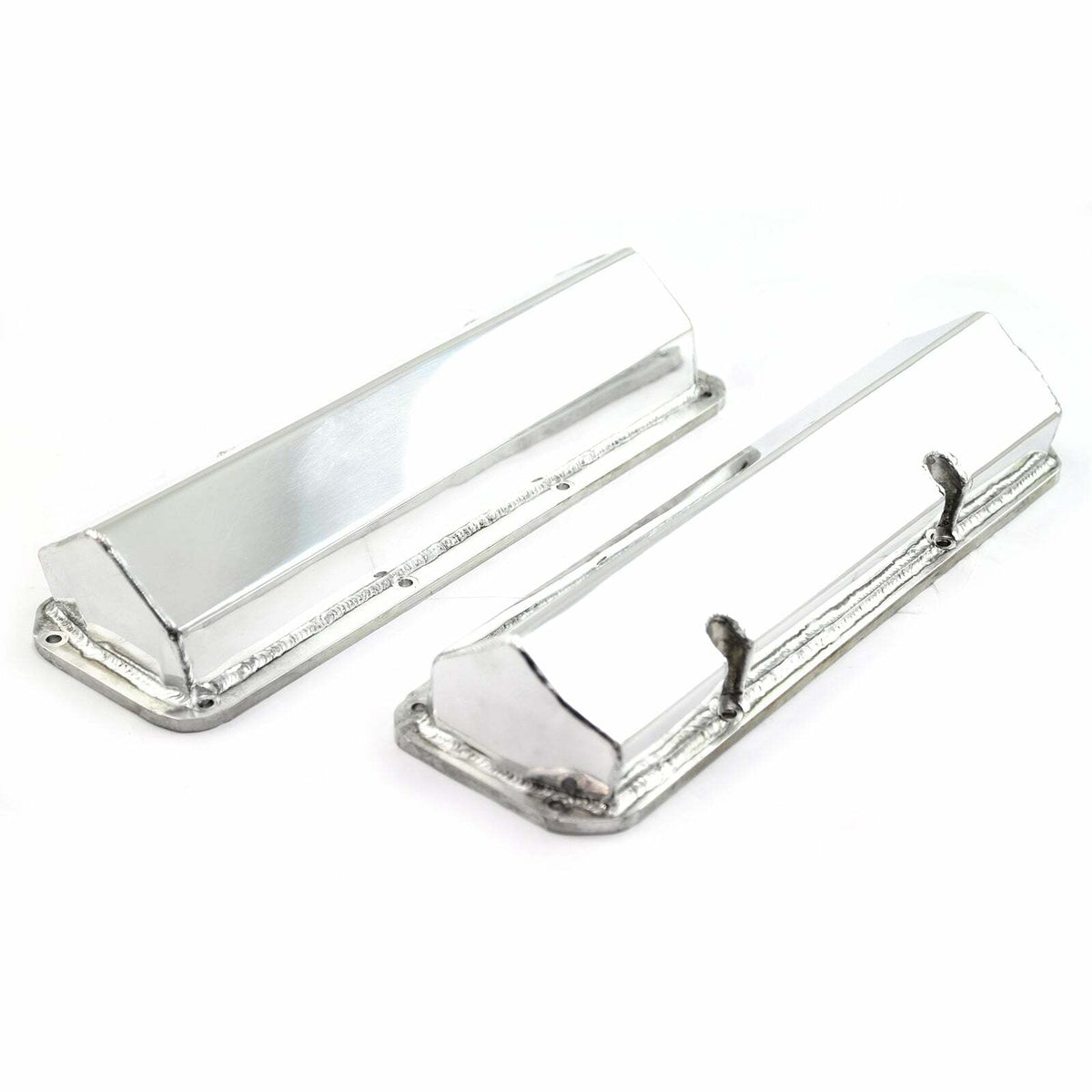 Speedmaster PCE314.1134 Satin Fabricated Valve Covers - Tall w/o Hole
