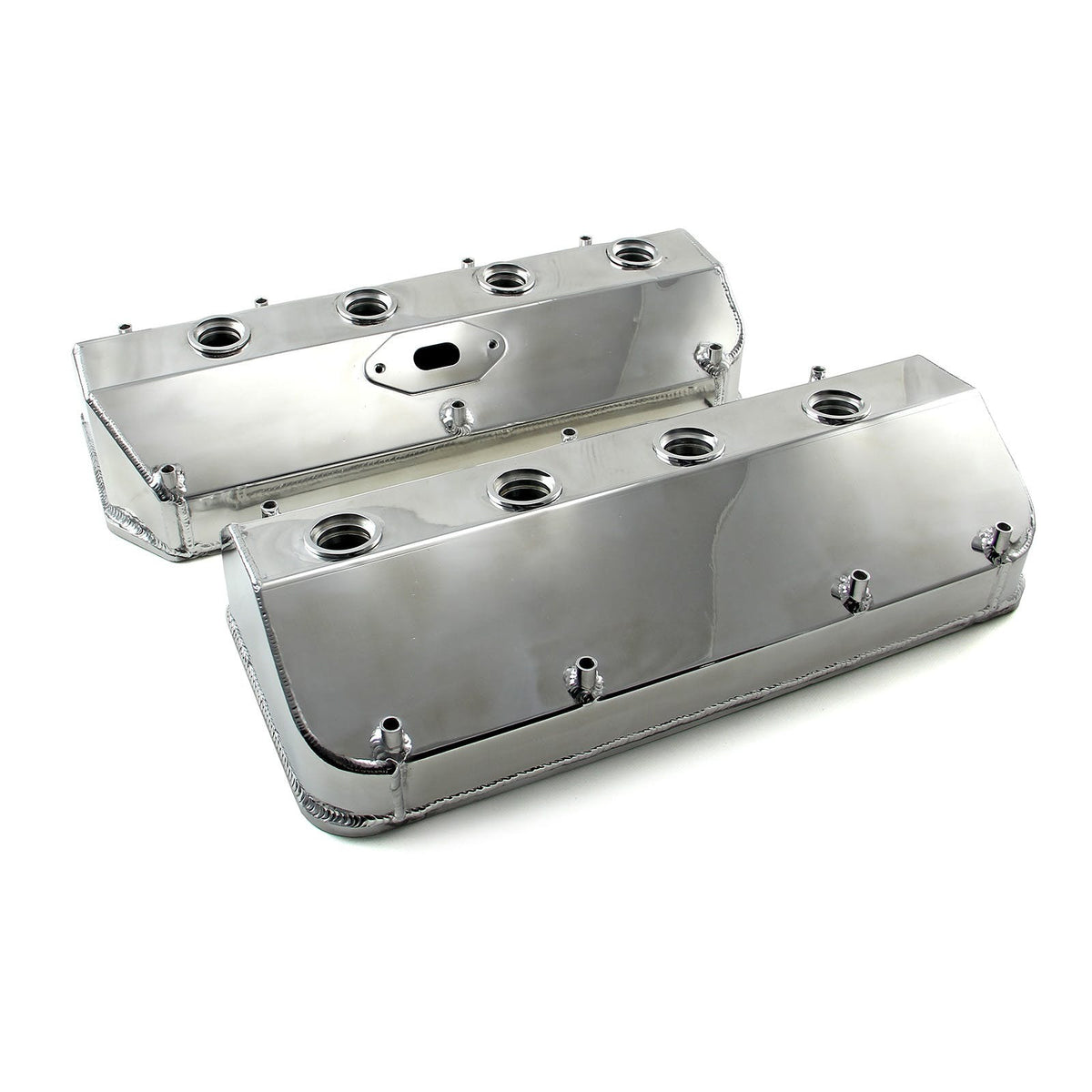 Speedmaster PCE314.1138 Polished Fabricated Valve Covers w/ Breather Hole