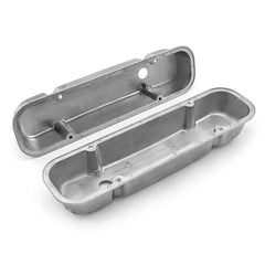 Speedmaster PCE314.1162 Polished Nostalgic Finned Aluminum Valve Covers w/Hole