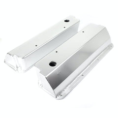 Speedmaster PCE314.1206 Satin Fabricated Valve Covers - Tall w/ Hole