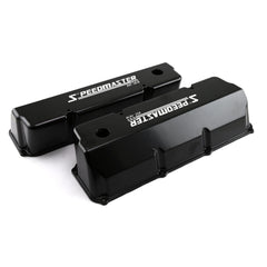 Speedmaster PCE314.1223 Speedmaster Black Aluminum Valve Covers - Tall w/ Hole