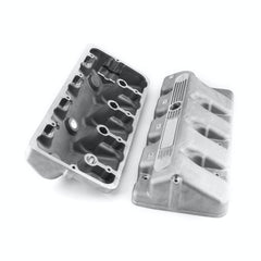 Speedmaster PCE314.1243.04 Cast Aluminum Valve Covers - Speedmaster Logo Silver
