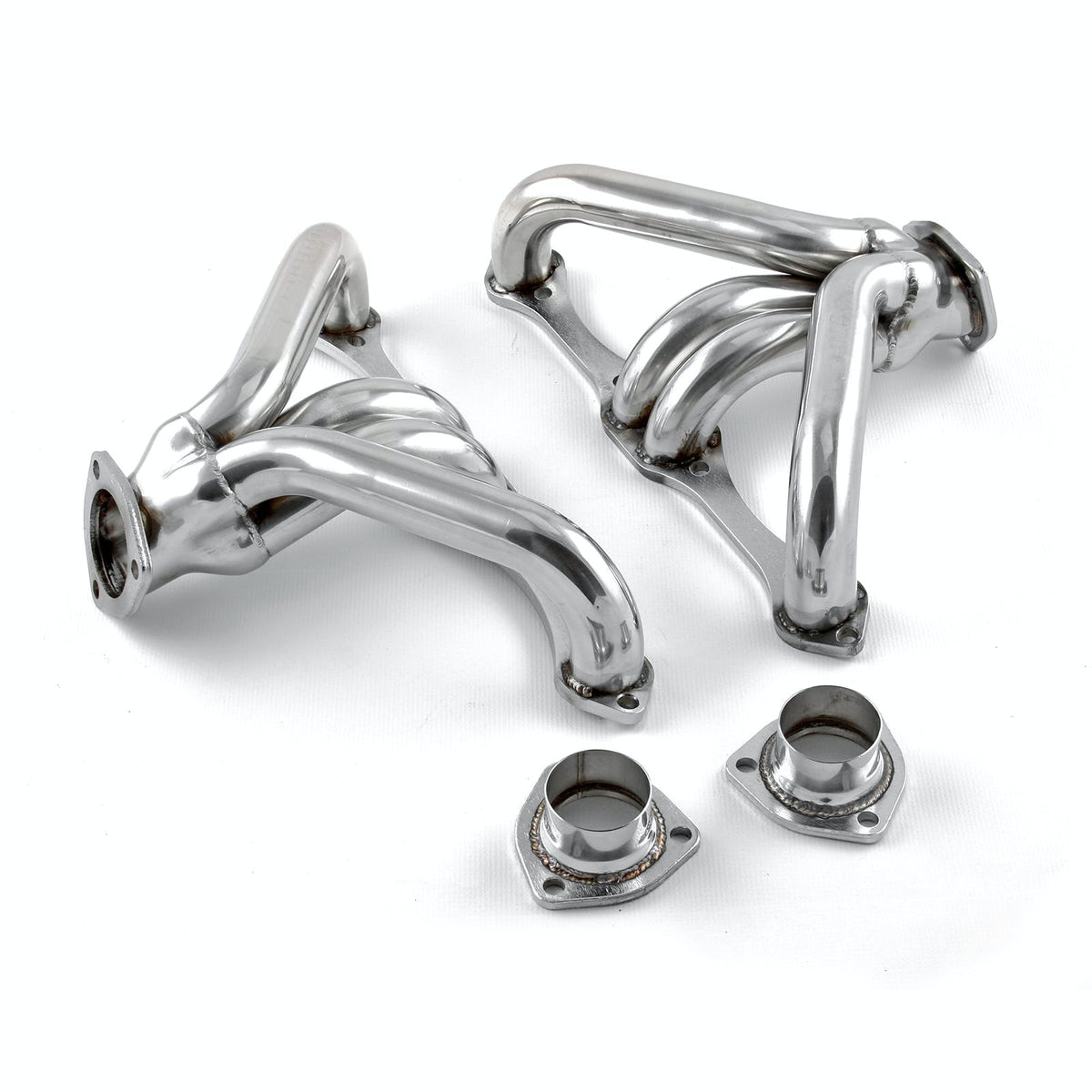 Speedmaster PCE316.1006 1 5/8 Block Hugger Chrome Exhaust Headers