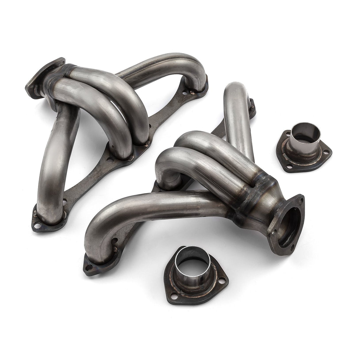 Speedmaster PCE316.1013 1 5/8 Block Hugger Raw Exhaust Headers