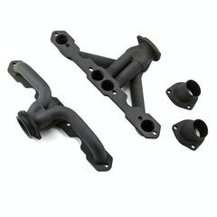 Speedmaster PCE316.1028 Tri 5 Shorty Black Headers Straight Plug Heads