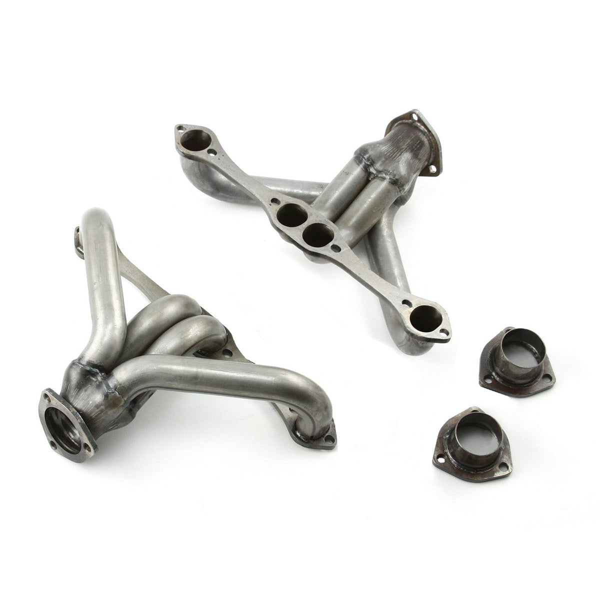 Speedmaster PCE316.1041 1 5/8 Block Hugger Raw Exhaust Headers (Angle Plug Heads)