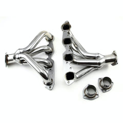 Speedmaster PCE316.1050 Center Dump Block Hugger Stainless Steel Exhaust Headers