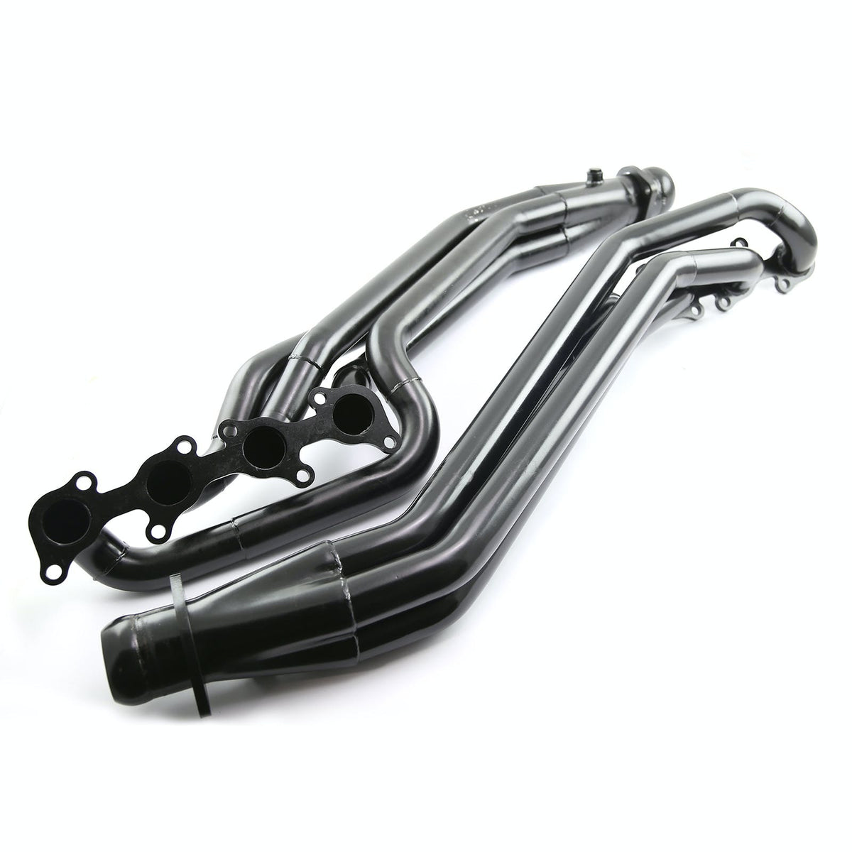 Speedmaster PCE316.1102 Long Tube Black Steel Exhaust Header