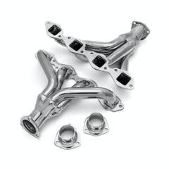 Speedmaster PCE316.1121 Hot Rod Street Rod Center Dump Block Hugger Chrome Exhaust Headers