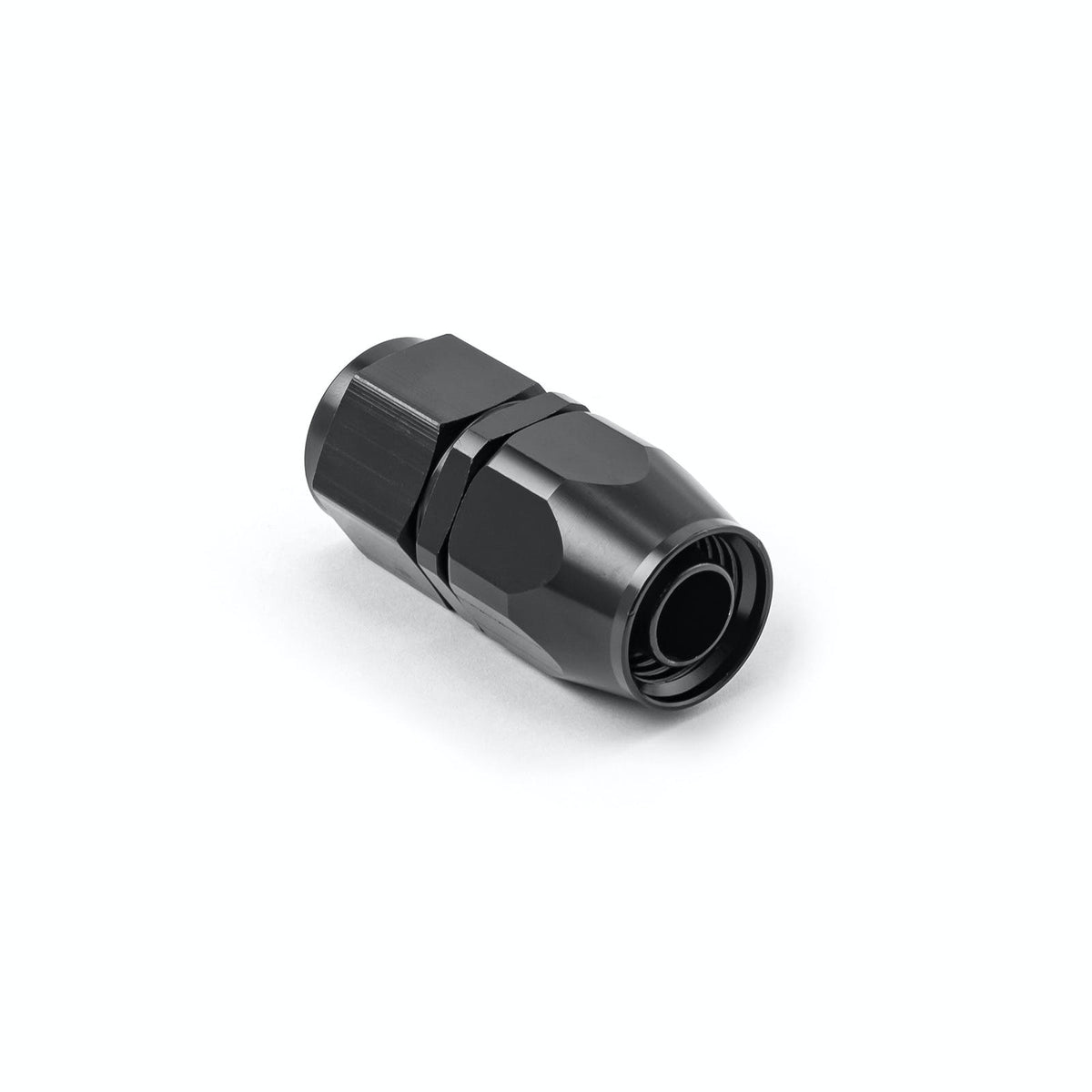 Speedmaster PCE329.1053 Swivel Hose End Fitting Straight -10 AN Black Anodized Aluminum
