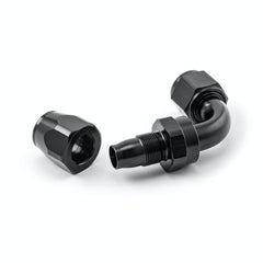 Speedmaster PCE329.1078 Swivel Hose End Fitting 90 Degree -10 AN Black Anodized Aluminum