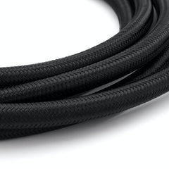 Speedmaster PCE339.1019 -6 AN 5/16 Black Nylon Fuel Oil Braided Hose Line - 4m / 13ft