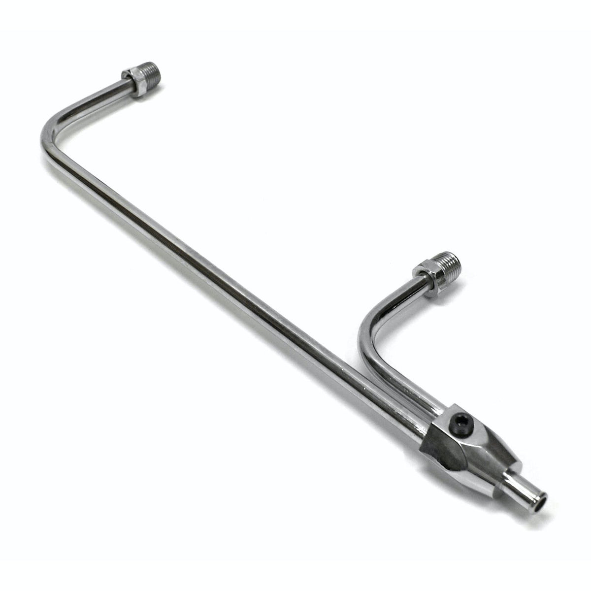 Speedmaster PCE341.1001 Holley Double Pumper Carburetor Chrome Fuel Line (3/8 Inlet 9 5/16 Centres)