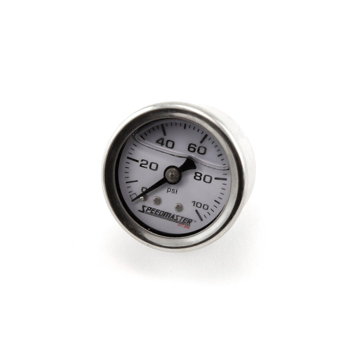 Speedmaster PCE357.1004 1-1/2 0-100psi Liquid Filled Fuel Pressure Gauge