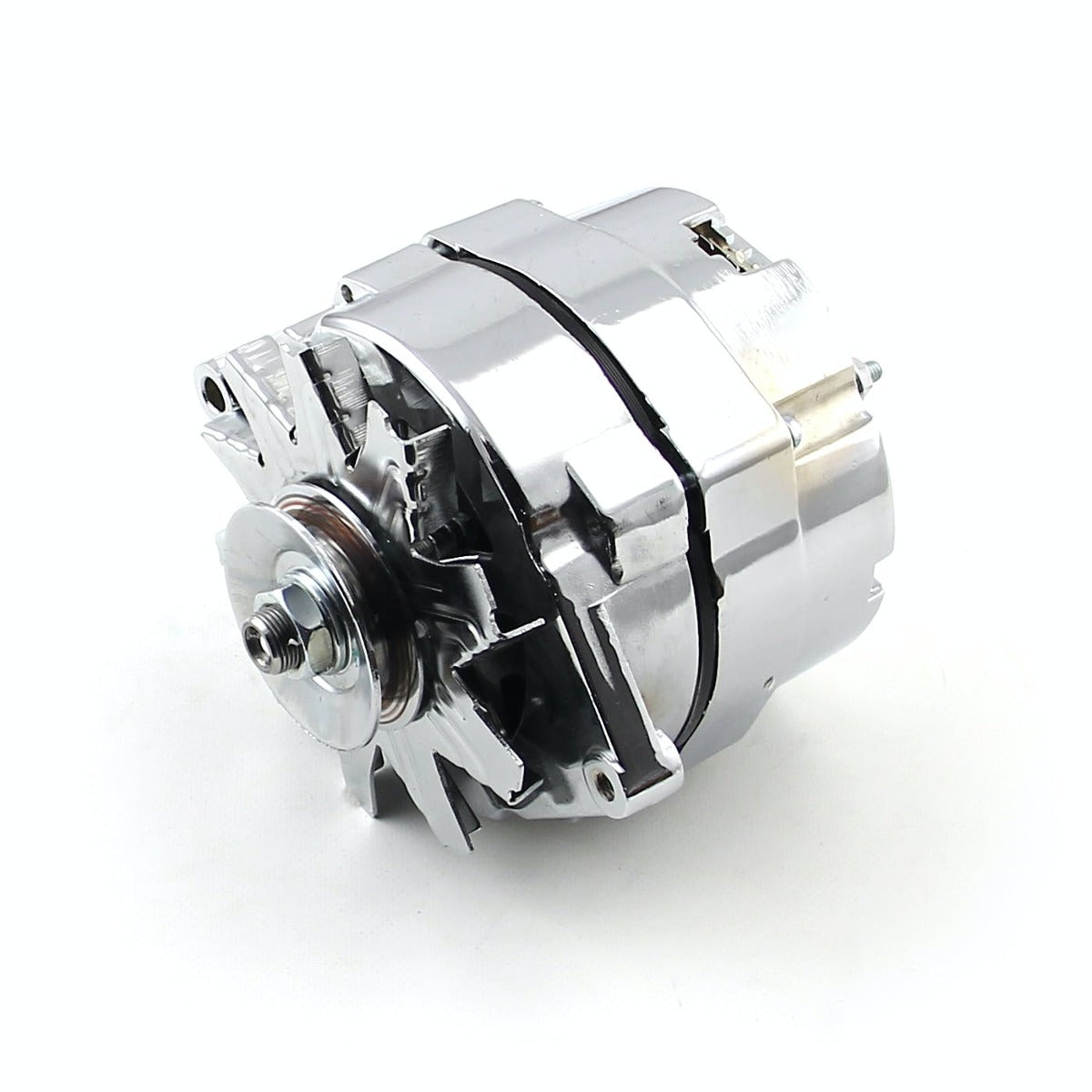 Speedmaster PCE360.1001 Chrome 100 Amp 1 Wire Internal Regulator High Output Alternator