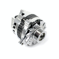 Speedmaster PCE360.1007 Left Mount Serpentine 130 Amp High Output Chrome Alternator