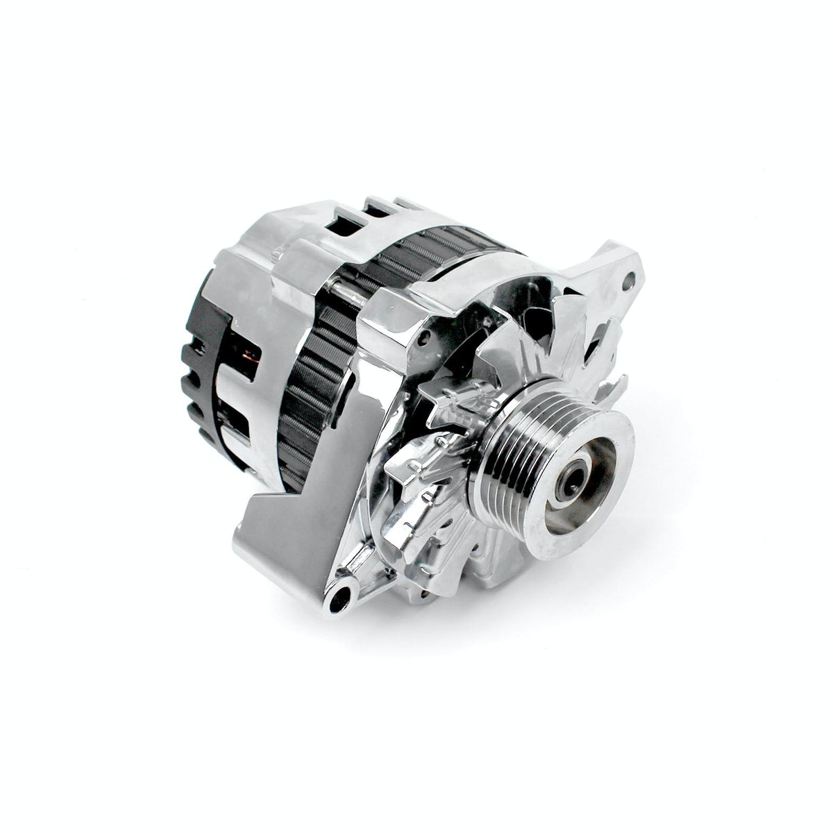 Speedmaster PCE360.1008 Serpentine 130 Amp High Output Chrome Alternator